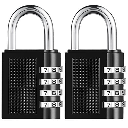 10000 Combinations for Home 4 Digit Combination Padlock Gate School and Employee Locker Sports Black, Pack of 2 ORIA Combination Lock Toolbox Fence Gym Outdoor Case Hasp and Storage 10000 Combinations for Home 4 Digit Combination Padlock Gate School and Employee Locker Sports Black, Pack of 2 ORIA Combination Lock Toolbox Fence Gym Outdoor Case Hasp and Storage